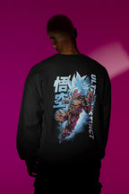Goku Ultra Instinct Sweatshirt – Anime 100% Cotton Bio Washed Apparel