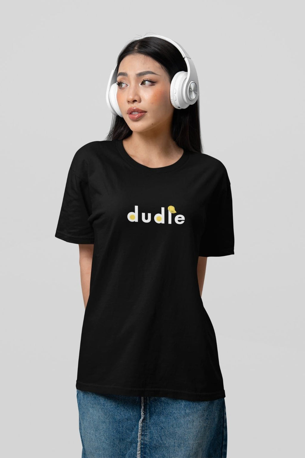 Dudle women tshirts Bio Washed 100% Cotton tee