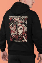 Flame Hashira Rengoku Hooded Sweatshirt – Black