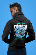 Tanjiro Kamado Hooded Sweatshirt – Black
