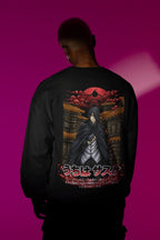 Sasuke Sweatshirt – 100% Cotton, Bio-Washed Premium Sweatshirt Print by dudle