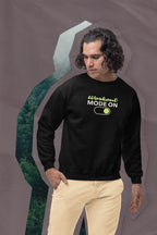 Workout Sweatshirt – 100% Cotton, Bio-Washed Premium Sweatshirt Print by dudle