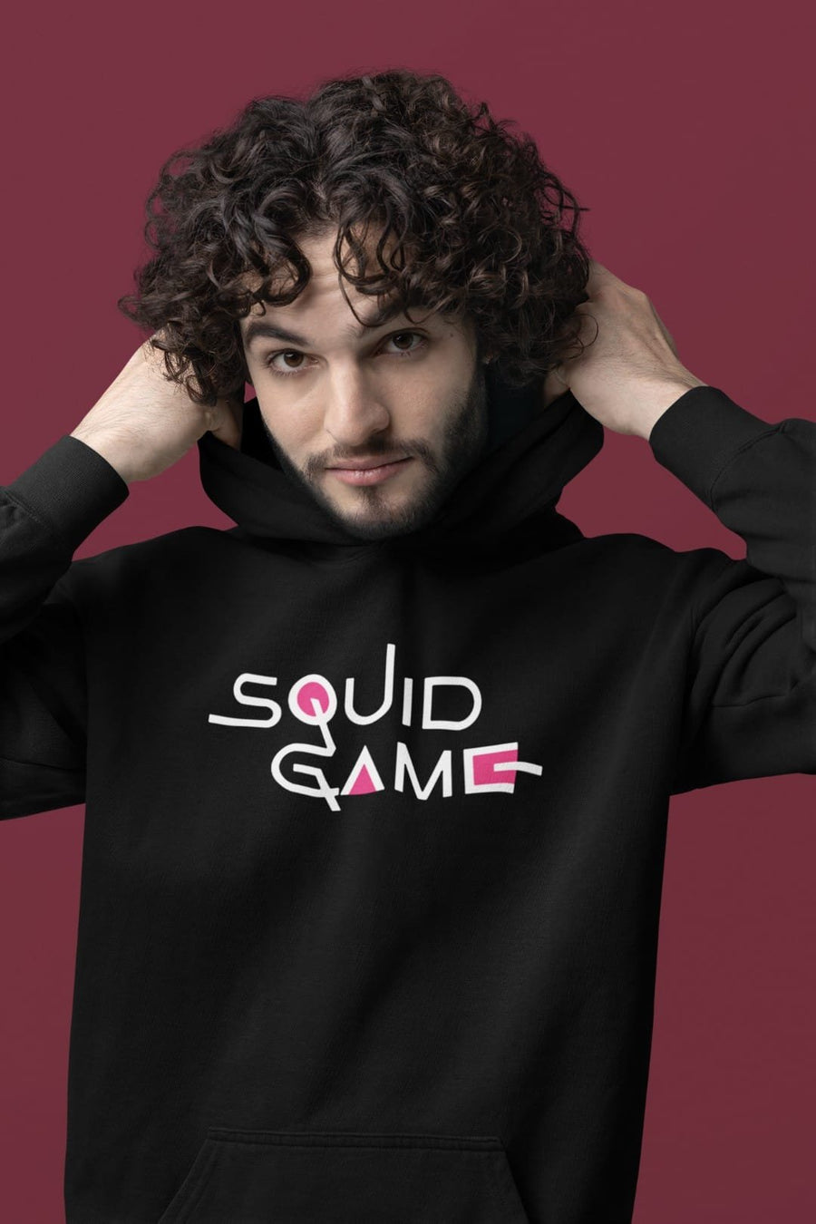 Squid Game Hoodie – Unisex Cotton Winterwear Black & Olive Green | Trendy Winter Clothing