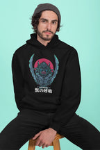Inosuke Hooded Sweatshirt – Black & White