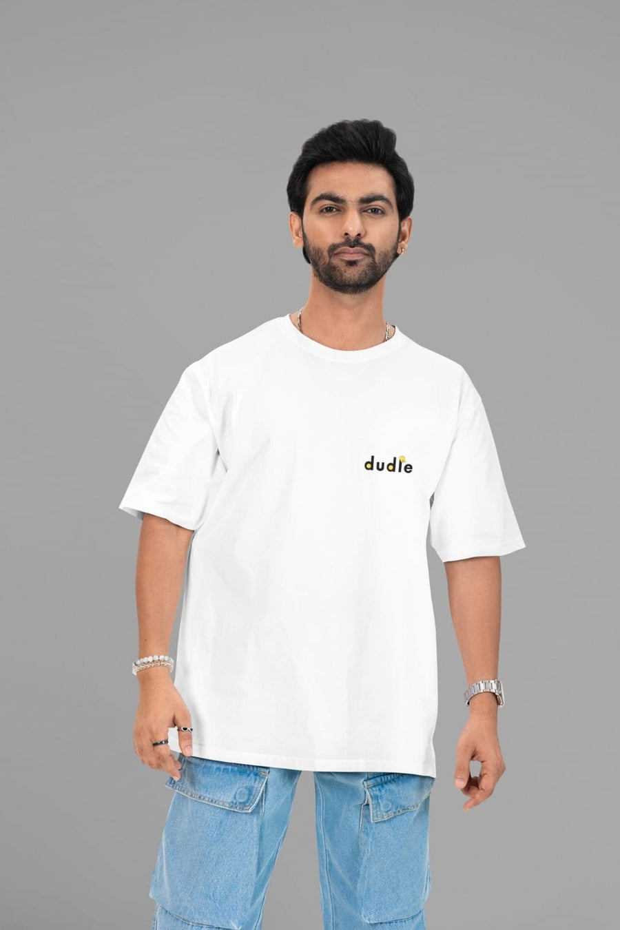 White oversized T-shirt