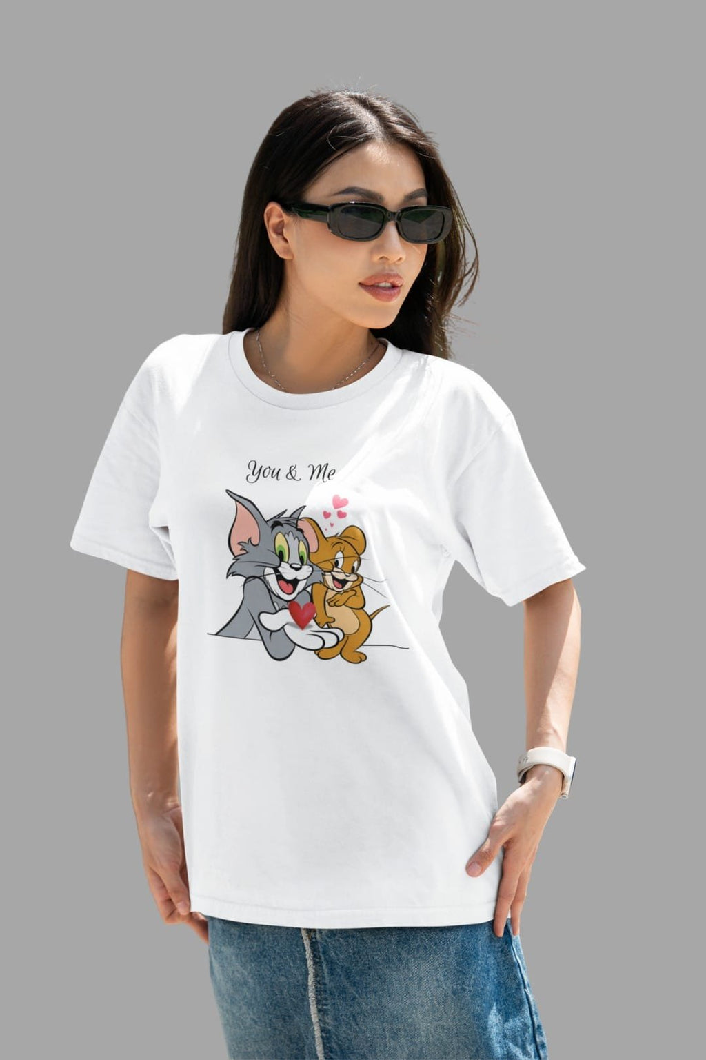 Tom & Jerry Graphic T-Shirts for Women | Stylish Cotton Cartoon Tees