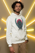 Inosuke Hooded Sweatshirt – Black & White