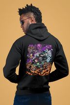 Tanjiro & Muichiro Hooded Sweatshirt – Black