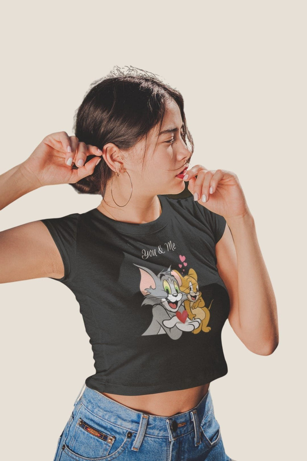 Tom and Jerry Crop Top