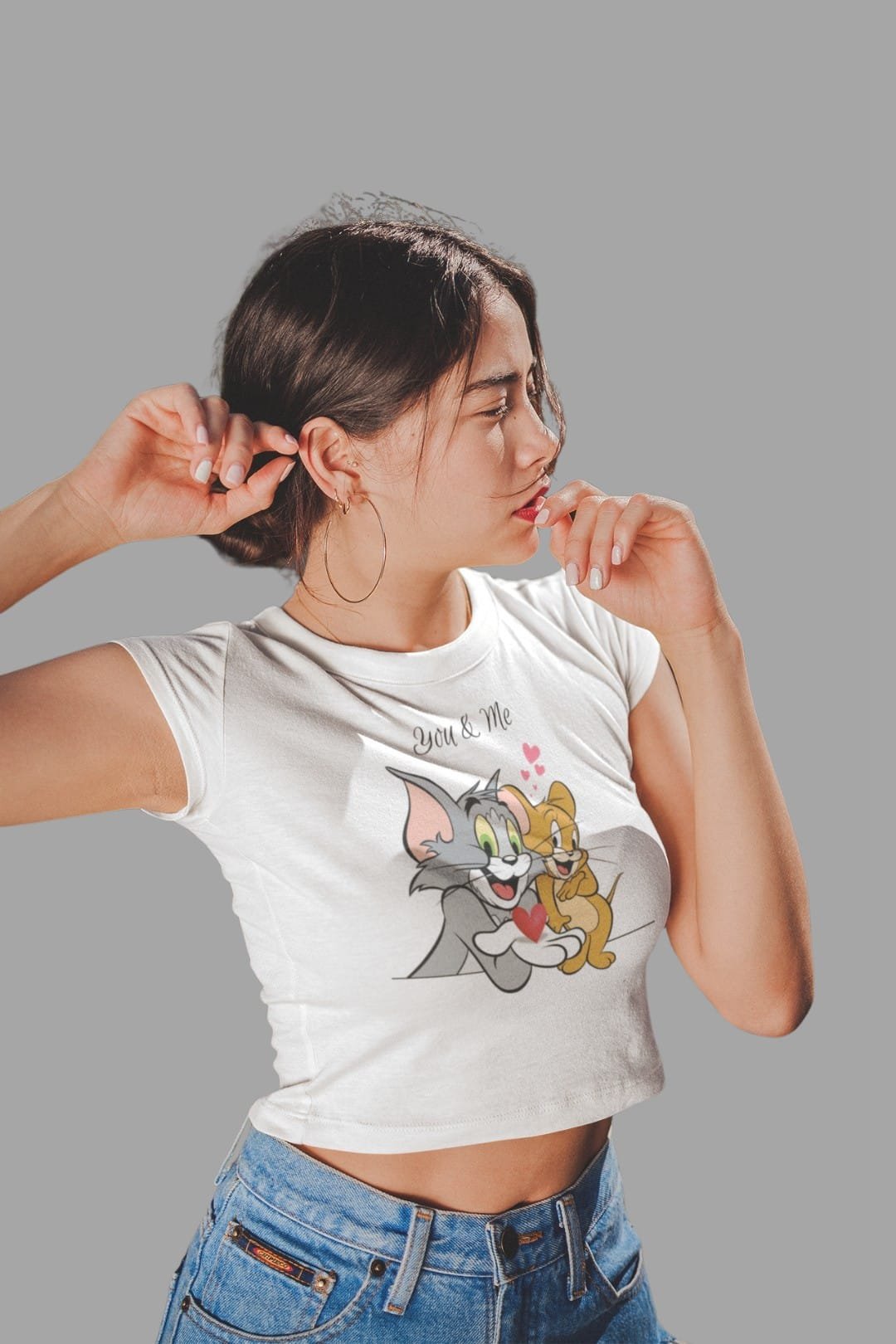 Tom and Jerry Crop Top