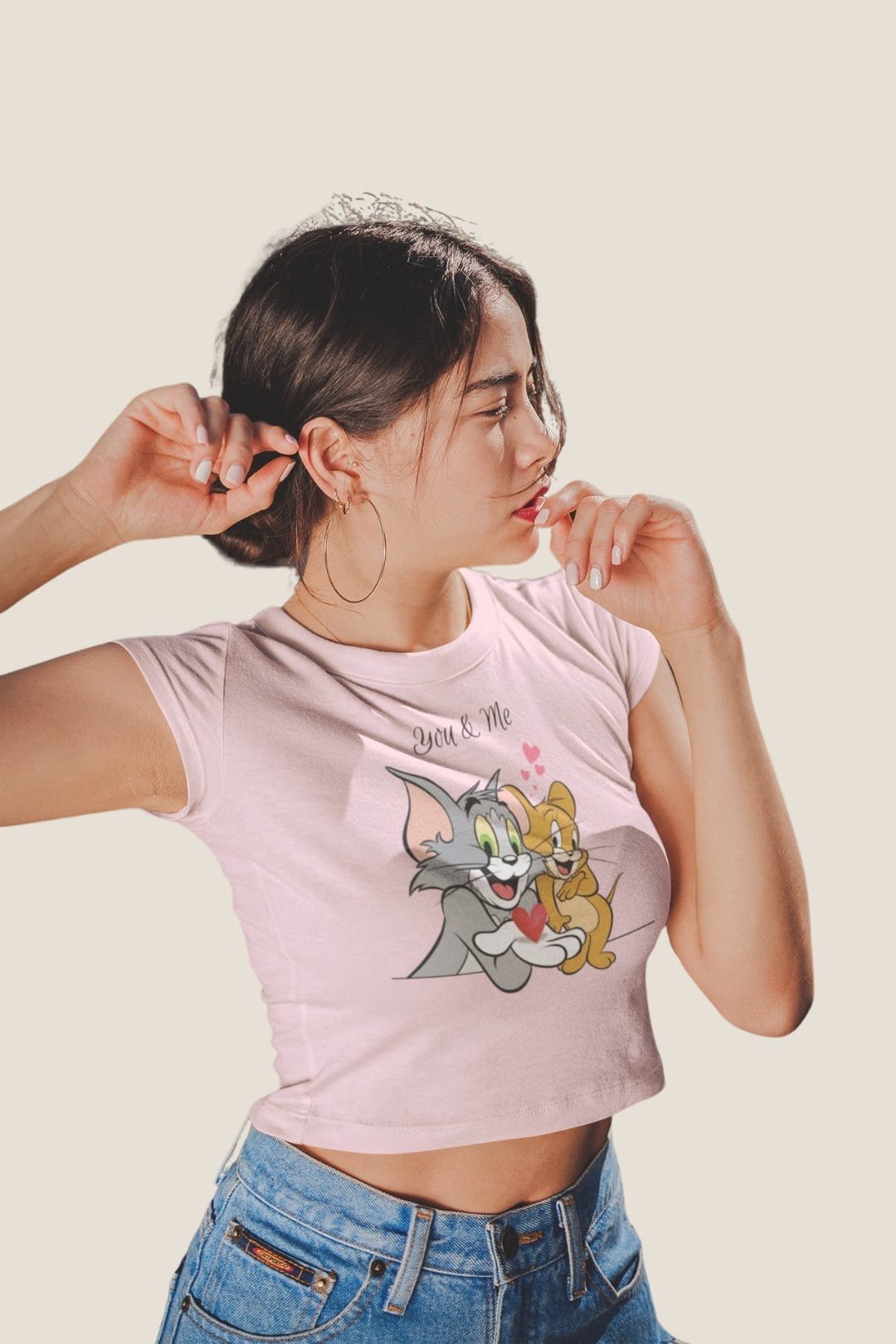 Tom and Jerry Crop Top