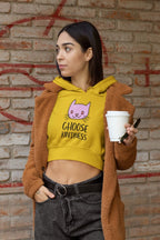 Women’s Cropped Hoodie – Super Combed ‘Choose Kindness’ Crop Hoodie