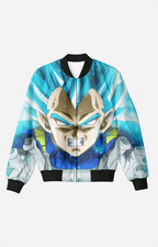 Vegeta Blue AOP Bomber Jacket for Men