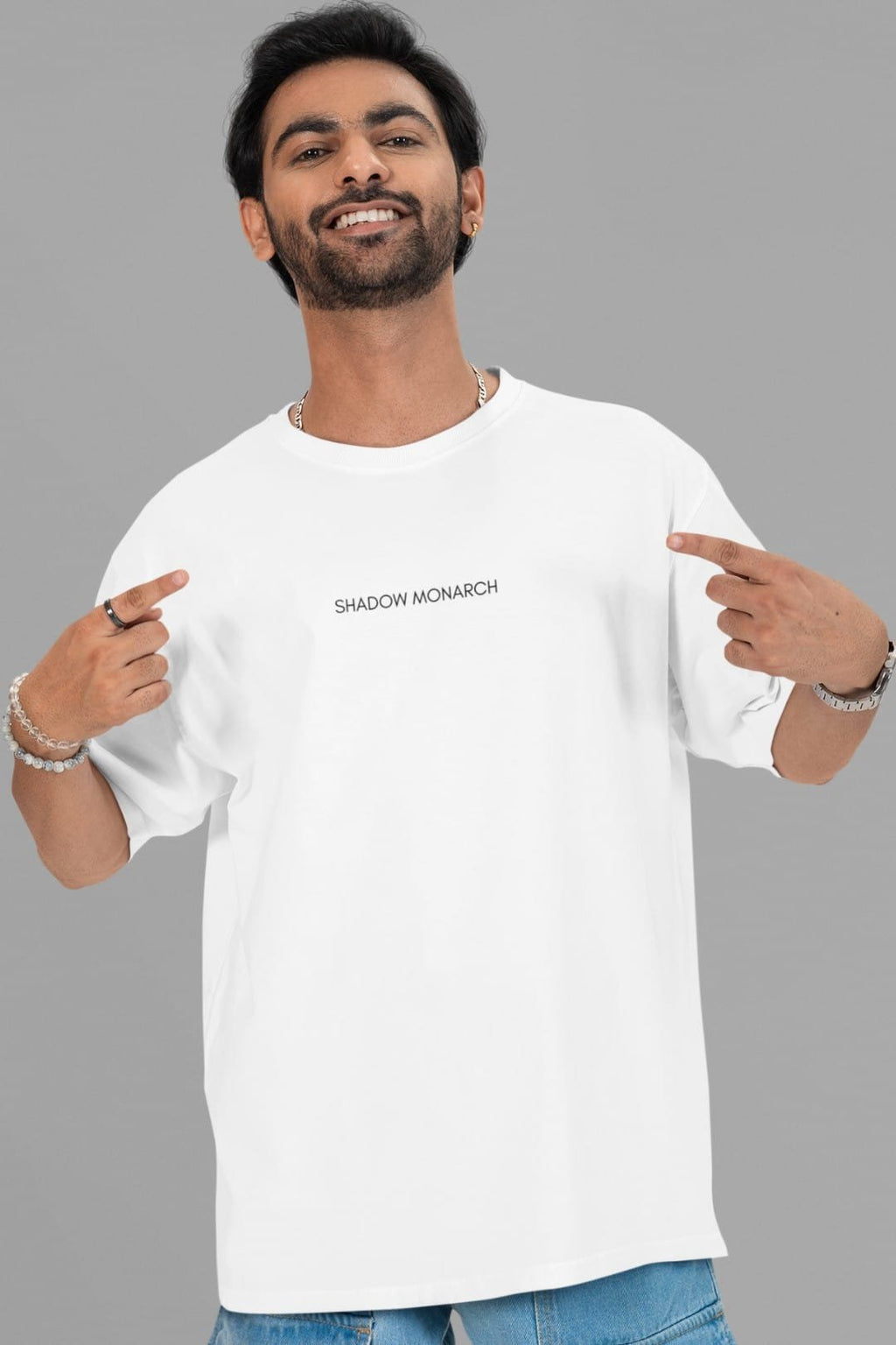 Monarch's Wrath Solo Leveling oversized graphic T-shirt unisex cotton
