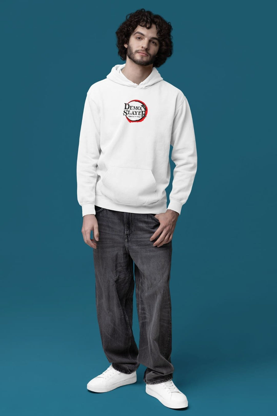Demon Slayer Hashiras Hooded Sweatshirt – White