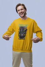 Chilling Monkey Sweatshirt – 100% Cotton, Bio-Washed Premium Sweatshirt by dudle