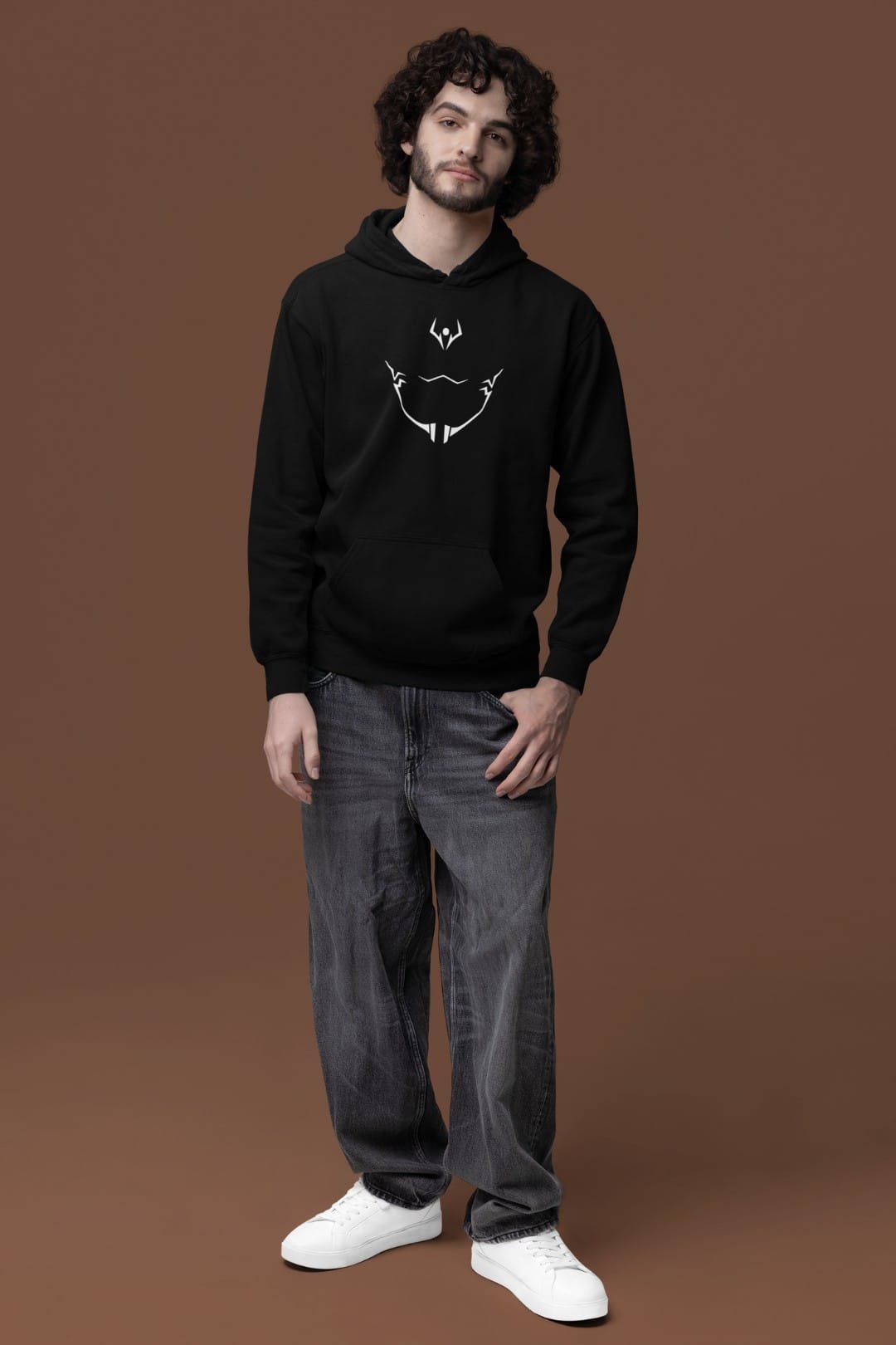Sukuna Hooded Sweatshirt – Black