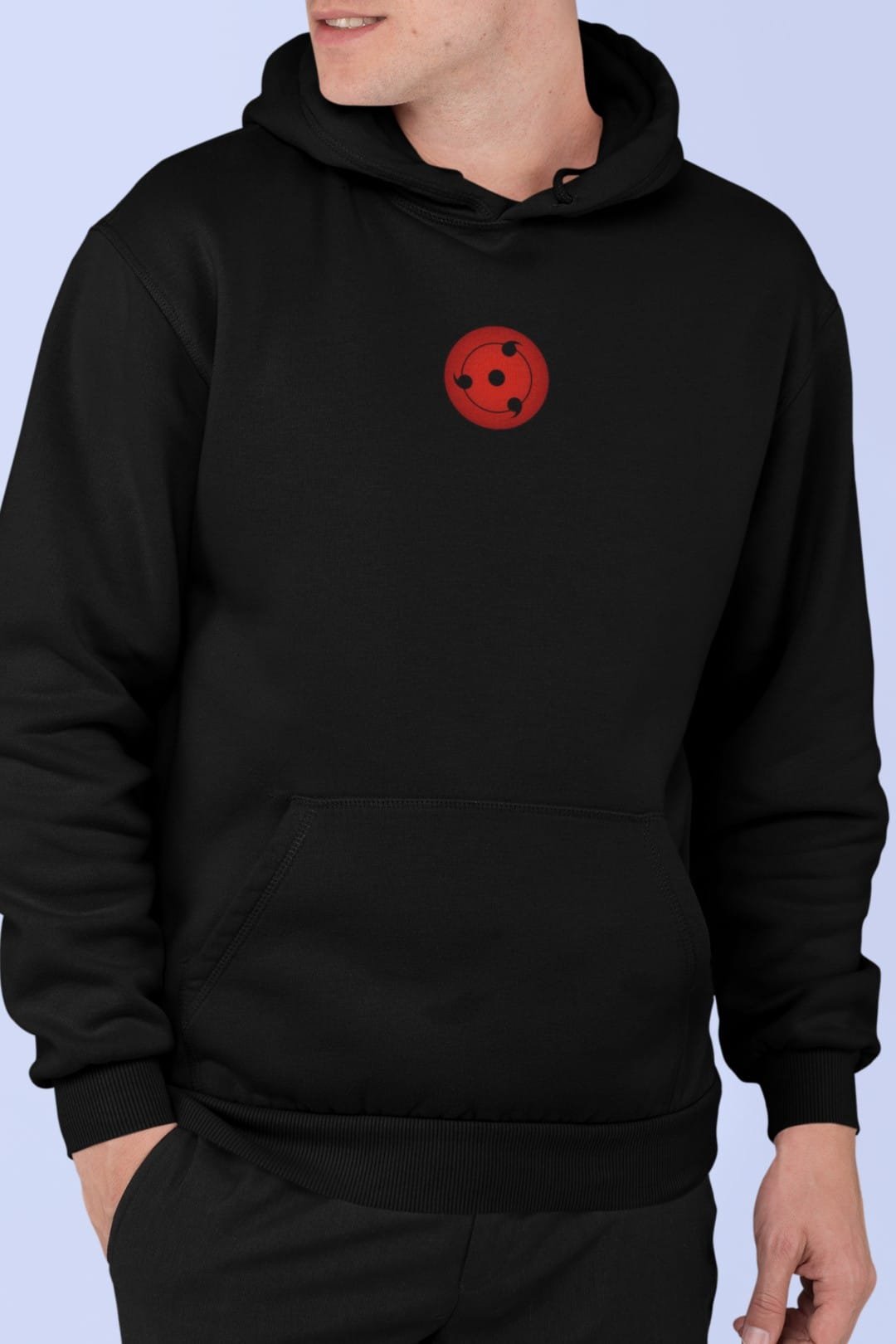 Kakashi Hooded Sweatshirt – Black