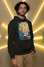 Vegeta Chibi Hooded Sweatshirt – Black