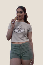 Bugs Bunny Face Crop Top