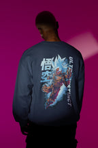 Goku Ultra Instinct Sweatshirt – Anime 100% Cotton Bio Washed Apparel