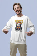 Jiraya White Sweatshirt – 100% Cotton, Bio-Washed Premium Sweatshirt by dudle