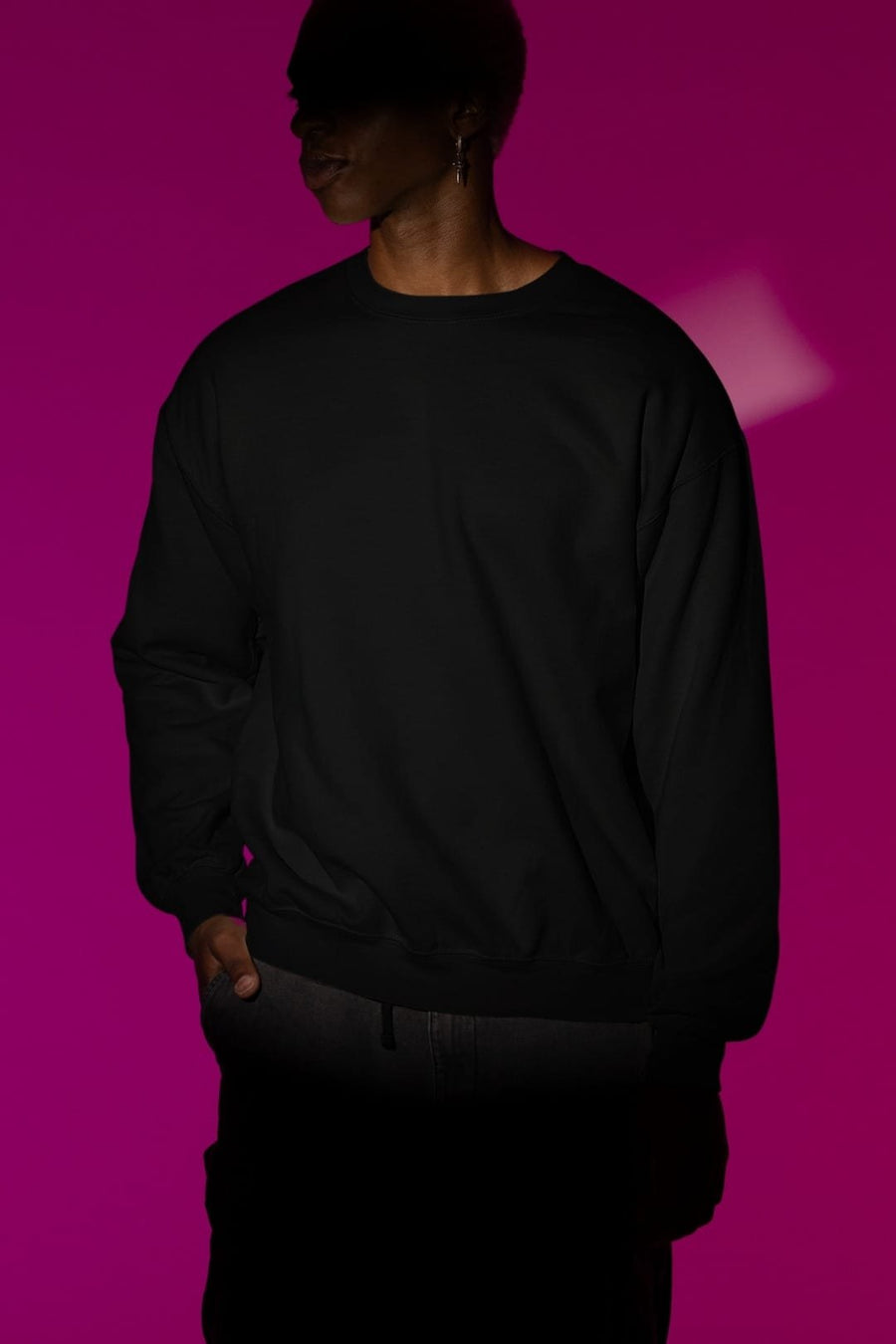 Sasuke Sweatshirt – 100% Cotton, Bio-Washed Premium Sweatshirt Print by dudle