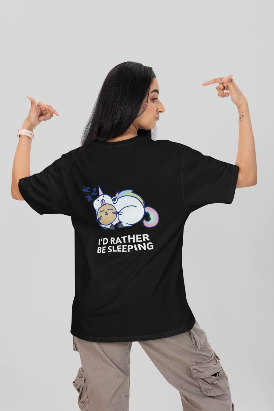 Rather be sleeping oversized tshirt