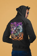 Tanjiro & Muichiro Hooded Sweatshirt – Black