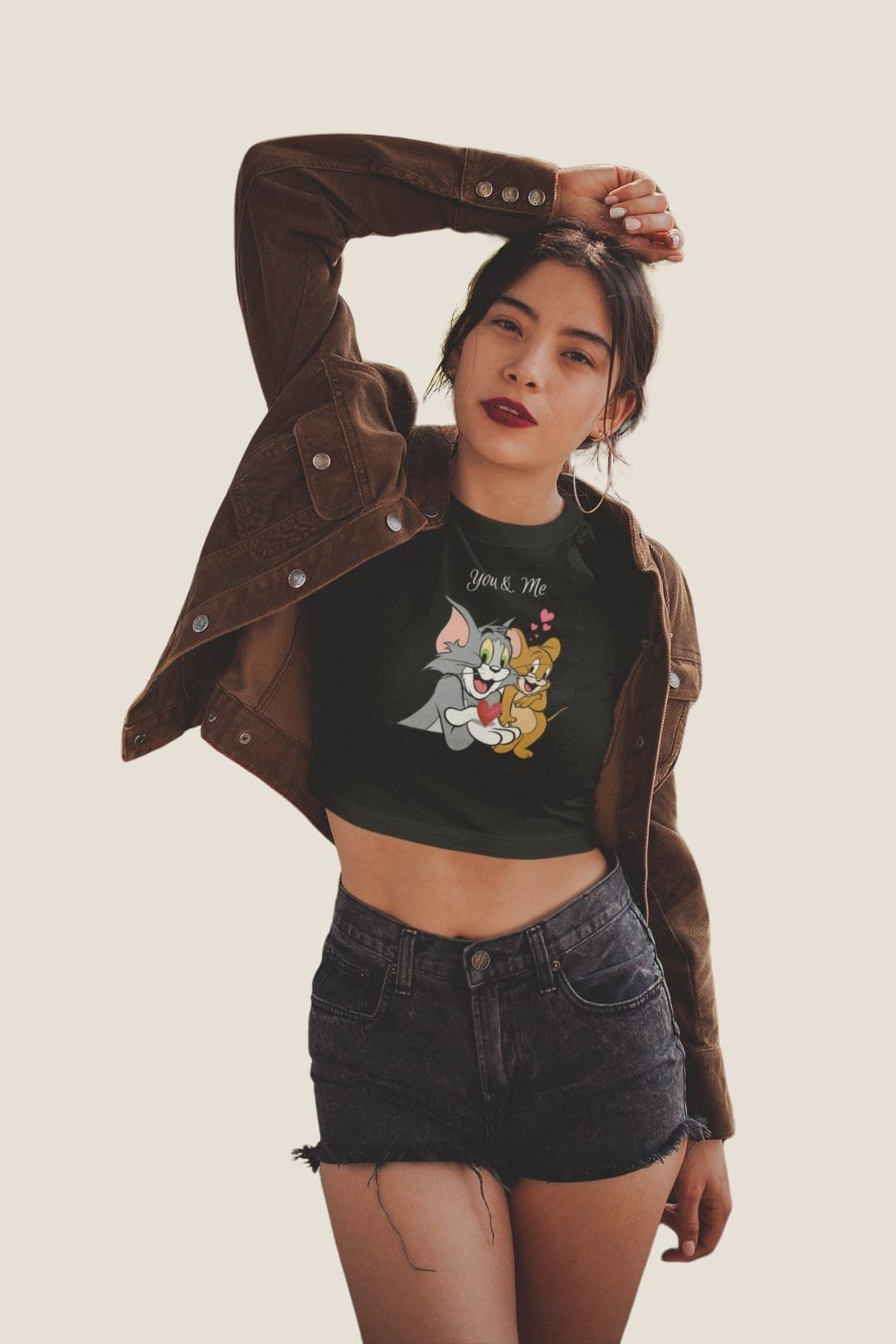 Tom and Jerry Crop Top
