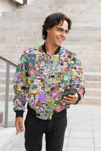 Men’s Adventure Time AOP Bomber Jacket