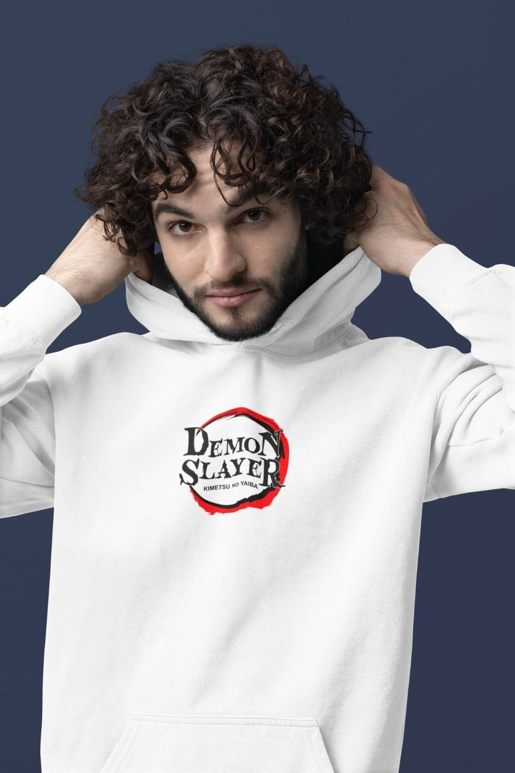 Demon Slayer Hashiras Hooded Sweatshirt – White