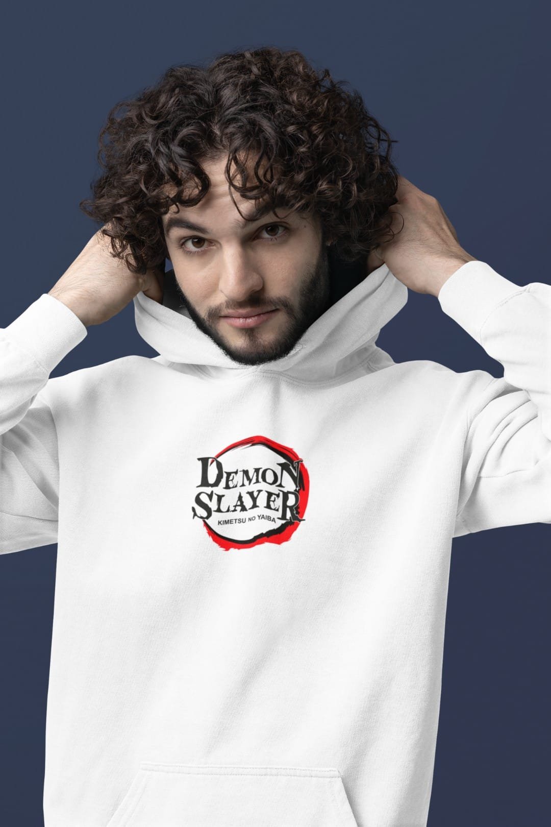 Demon Slayer Hashiras Hooded Sweatshirt – White