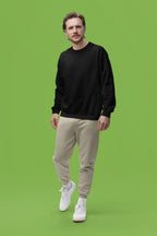 Sukuna Sweatshirt – Jujutsu Kaisen Print, 100% Cotton, Bio-Washed Black Color Sweatshirt  by dudle