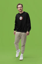 Demon Slayer Sweatshirt – Tanjiro & Muichiro Print, 100% Cotton, Black Unisex Regular Fit, Bio-Washed by dudle