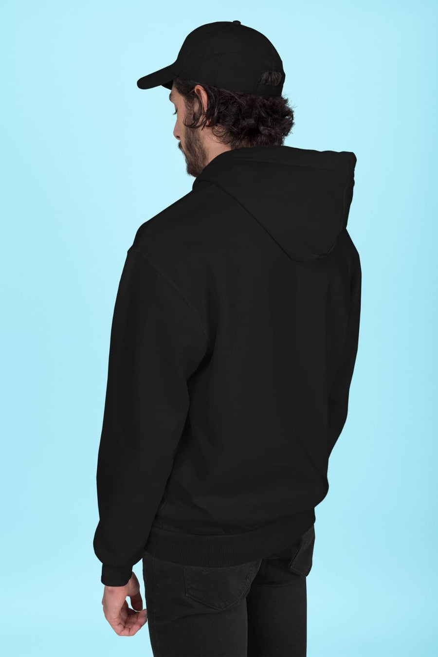 Goku & Vegeta Blue Saiyan Hooded Sweatshirt – Black