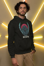 Inosuke Hooded Sweatshirt – Black & White