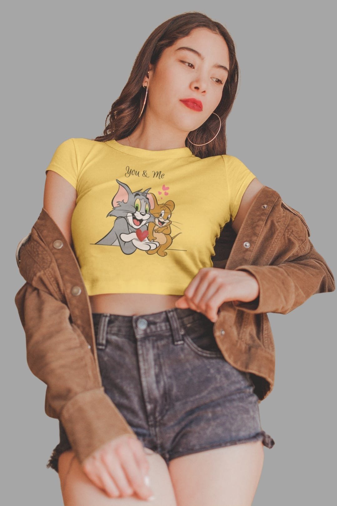 Tom and Jerry Crop Top