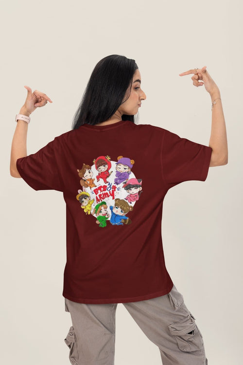 BTS Oversized tshirt by dudle