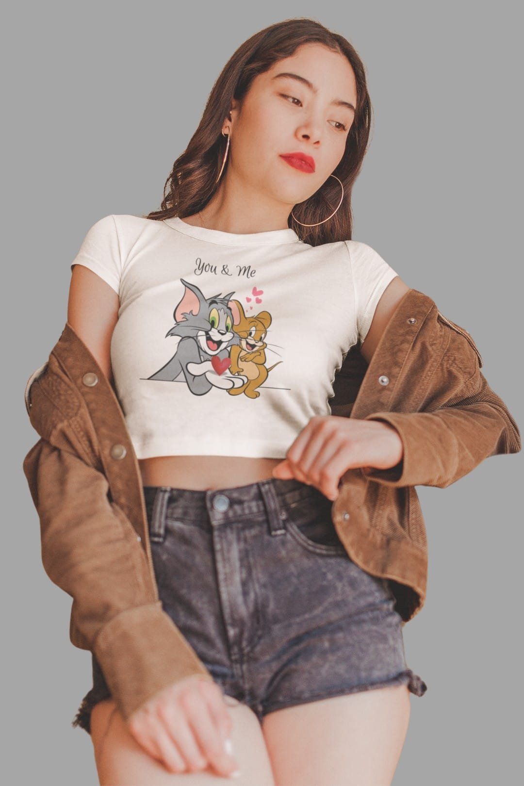 Tom and Jerry Crop Top