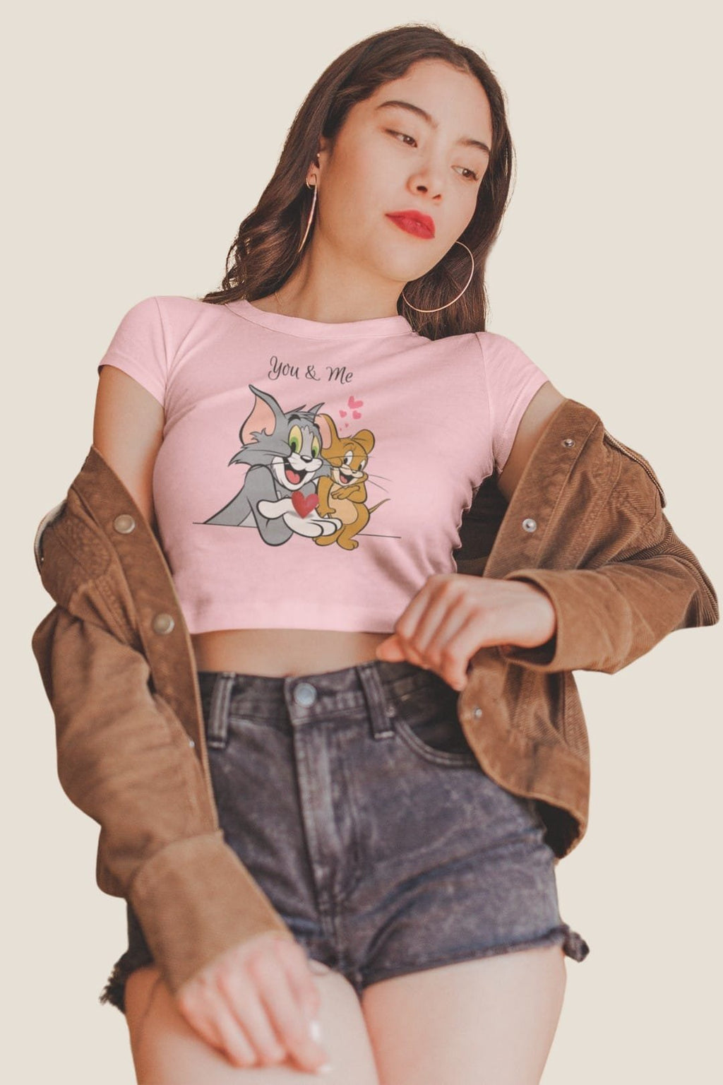 Tom and Jerry Crop Top