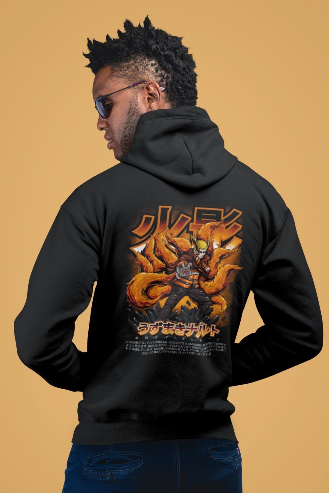 Naruto Hooded Sweatshirt – Black