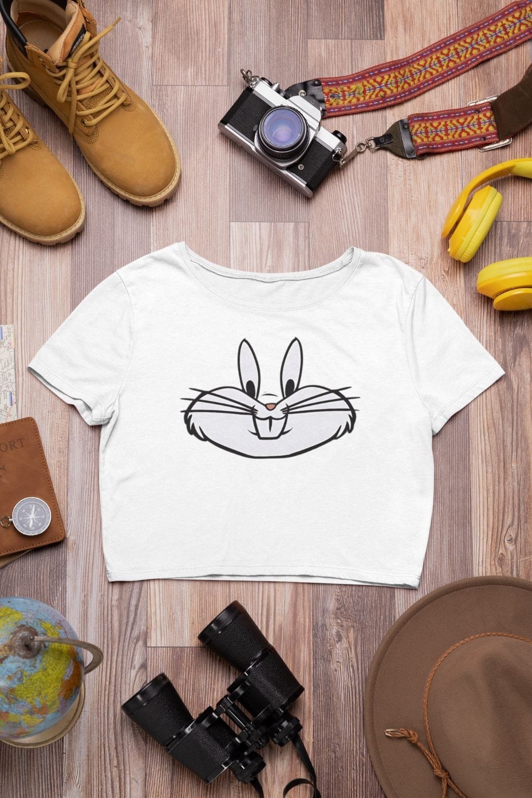 Bugs Bunny Face Crop Top