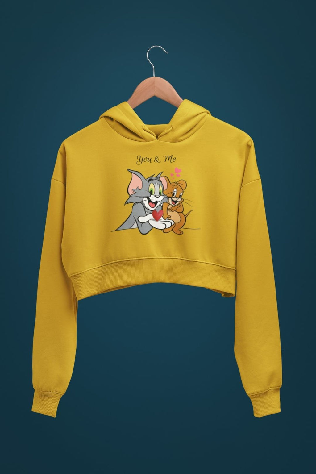 Tom and Jerry Crop Hoodie