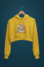 Tom and Jerry Crop Hoodie