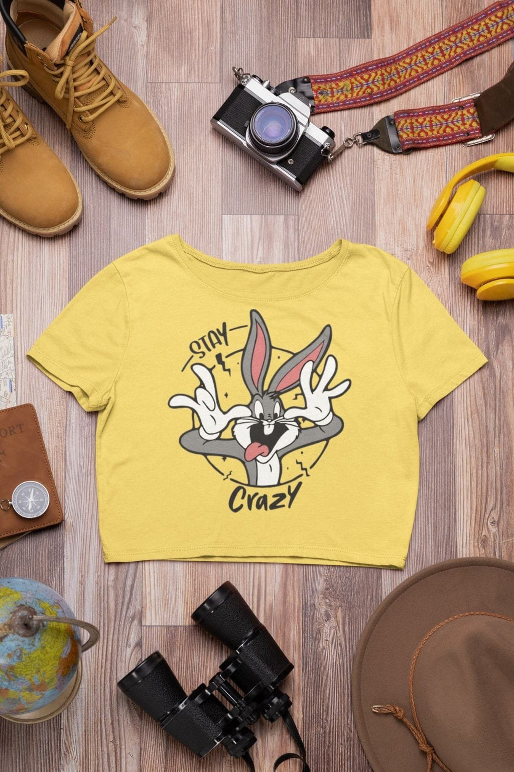Bugs Bunny Crazy Crop Top by Dudle