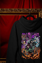 Tanjiro & Muichiro Hooded Sweatshirt – Black