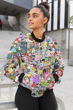 Men’s Adventure Time AOP Bomber Jacket