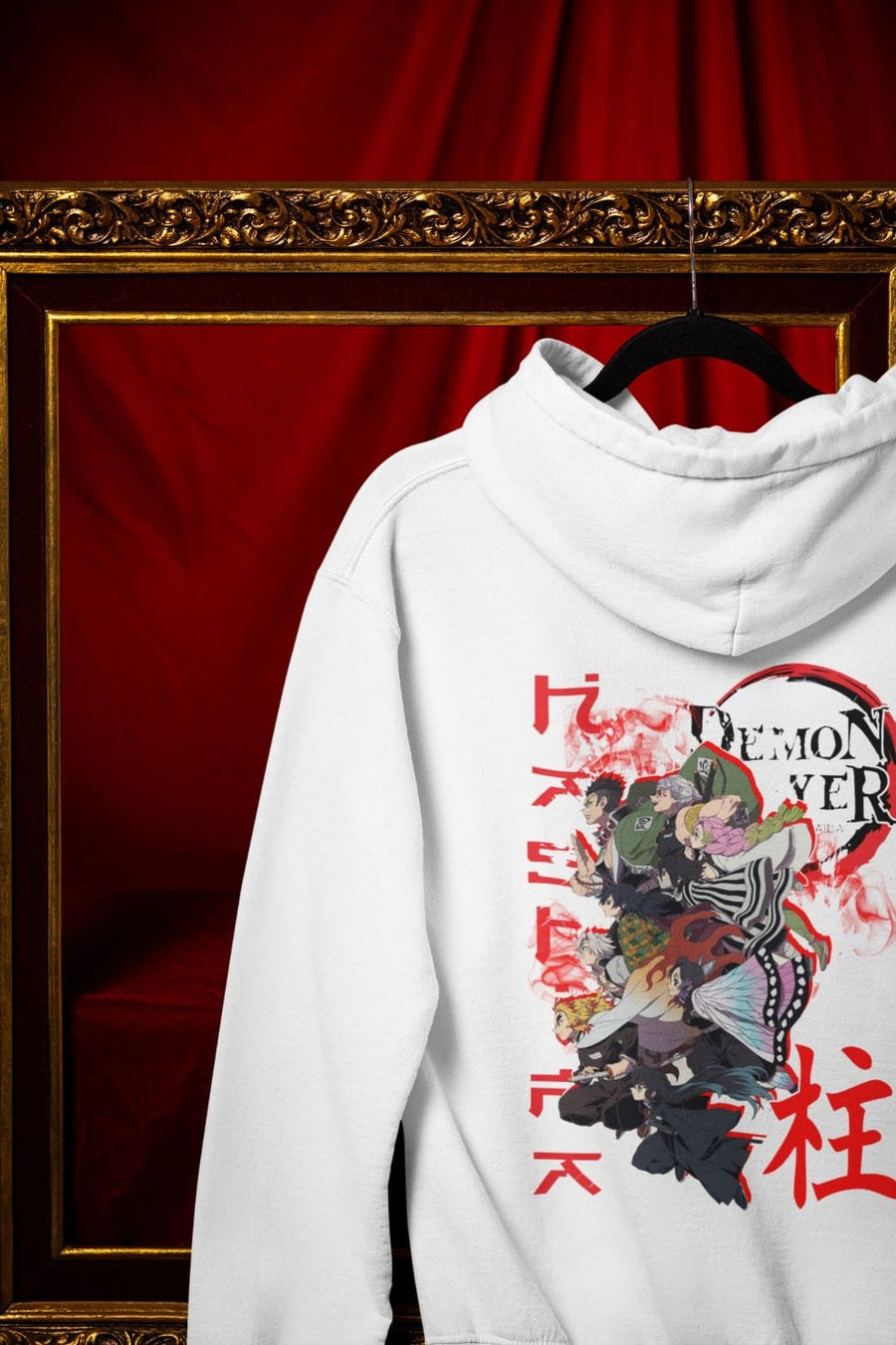 Demon Slayer Hashiras Hooded Sweatshirt – White