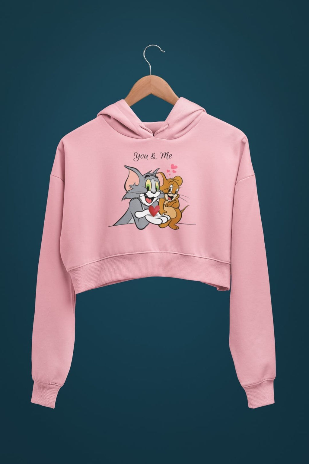 Tom and Jerry Crop Hoodie